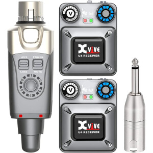 Xvive XV-U4R2 1 Verici + 2 Alıcılı Kablosuz In-ear Monitör Sistemi - Xvive