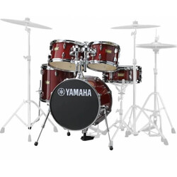 Yamaha 16BD Compact Drum Shell Pack Junior Kit CR Akustik Davul (Cranberry Red) - 1