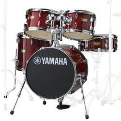 Yamaha 16BD Compact Drum Shell Pack Junior Kit CR Akustik Davul (Cranberry Red) - 2