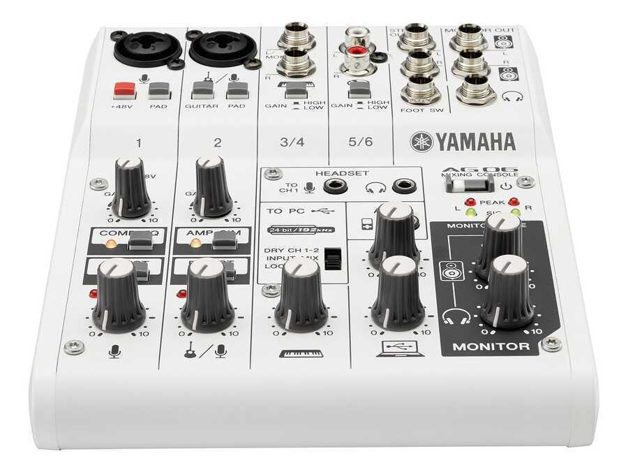 Yamaha - Yamaha AG06 6 Kanal Analog Deck Mikser