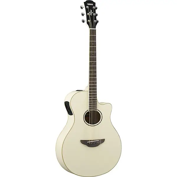 Yamaha APX600 Elektro Akustik Gitar (Vintage White) - 1