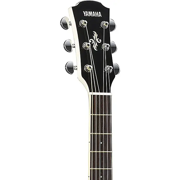 Yamaha APX600 Elektro Akustik Gitar (Vintage White) - 4