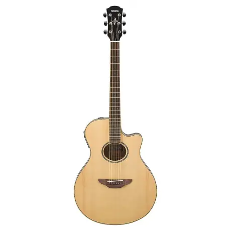 Yamaha APX600 Thin-Line Cutaway Elektro Akustik Gitar (Naturel) - 1