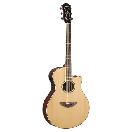 Yamaha APX600 Thin-Line Cutaway Elektro Akustik Gitar (Naturel) - 2