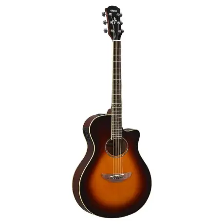 Yamaha APX600 Thin-Line Cutaway Elektro Akustik Gitar (Old Violin Sunburst) - 1