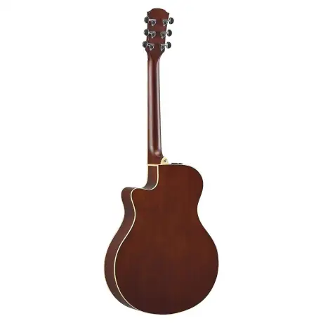 Yamaha APX600 Thin-Line Cutaway Elektro Akustik Gitar (Old Violin Sunburst) - 2