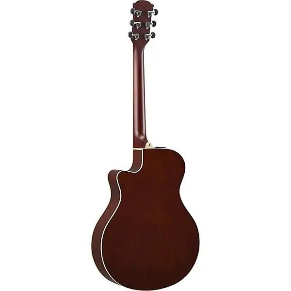 Yamaha APX600 Thinline Cutaway Elektro Akustik Gitar (Natural Satin) - 2