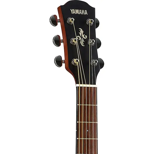 Yamaha APX600 Thinline Cutaway Elektro Akustik Gitar (Smokey Black) - 4