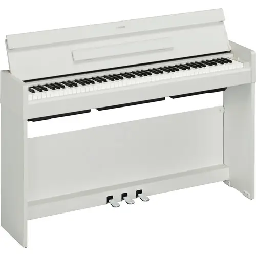 Yamaha ARIUS YDP-S35 88-Key Slim-Body Console Digital Piano (White Walnut) - 2