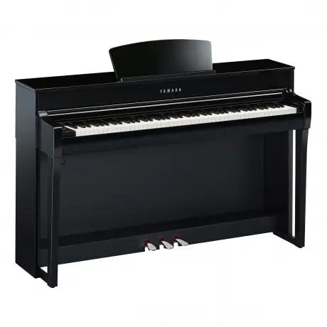 Yamaha Clavinova CLP735PE Dijital Piyano (Parlak Siyah) - 1