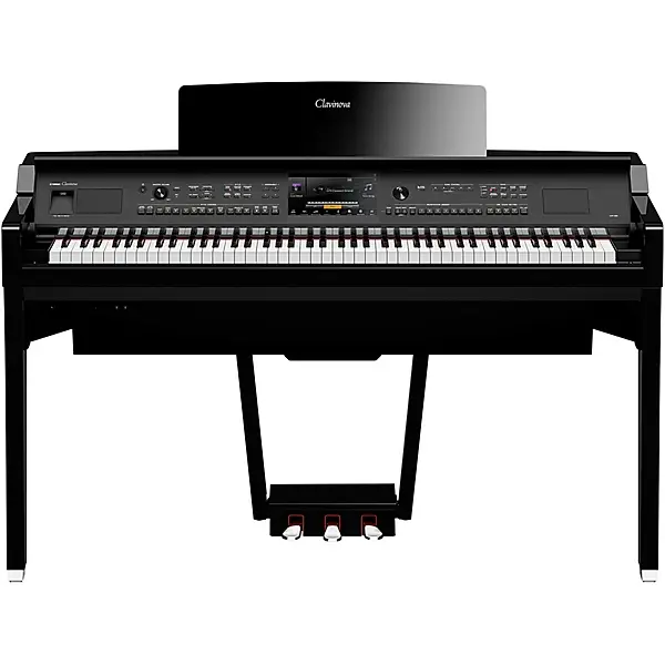 Yamaha Clavinova CVP-809 Console Digital Piano With Bench Polished Ebony - 1