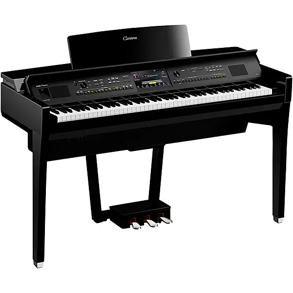 Yamaha Clavinova CVP-809 Console Digital Piano With Bench Polished Ebony - 2