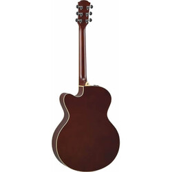 Yamaha CPX600 Medium Jumbo Elektro Akustik Gitar (Old Violin Sunburst) - 2