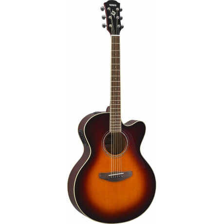 Yamaha - Yamaha CPX600 Medium Jumbo Elektro Akustik Gitar (Old Violin Sunburst)
