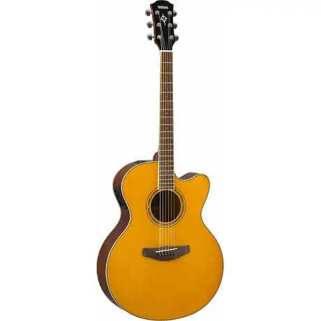 Yamaha CPX600 Medium Jumbo Elektro Akustik Gitar (Vintage Tint) - 1