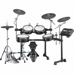 Yamaha DTX8KXBF Electronic Drum Kit with Module, Pad Set, Cymbals, Hardware and Rack-Black Forest - Yamaha