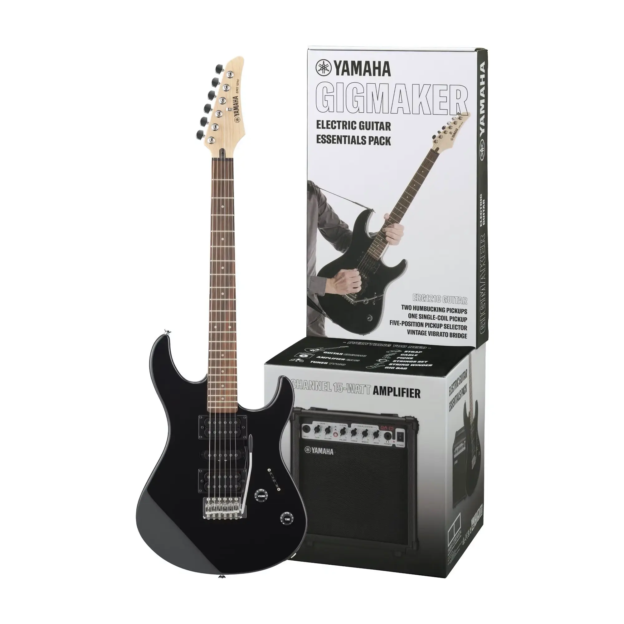 Yamaha ERG 121 GPII Gigmaker Elektro Gitar Seti (Siyah) - 2