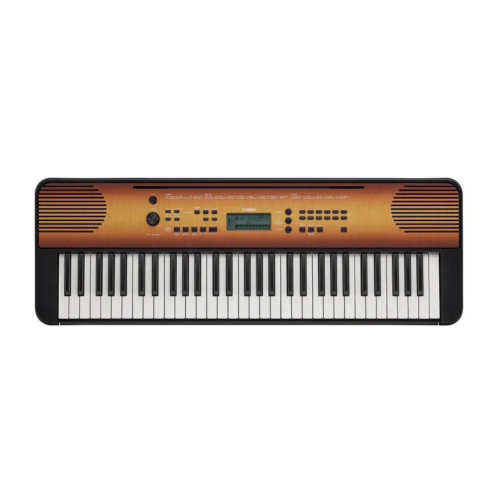 Yamaha PSR-E360 61-Key Touch-Sensitive Portable Keyboard (Dark Walnut Wood Grain) - 1