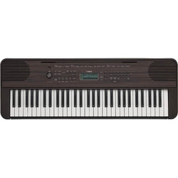 Yamaha PSR-E360 61-Key Touch-Sensitive Portable Keyboard (Dark Walnut Wood Grain) - 1