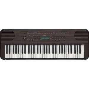 Yamaha PSR-E360 61-Key Touch-Sensitive Portable Keyboard (Dark Walnut Wood Grain) - 1