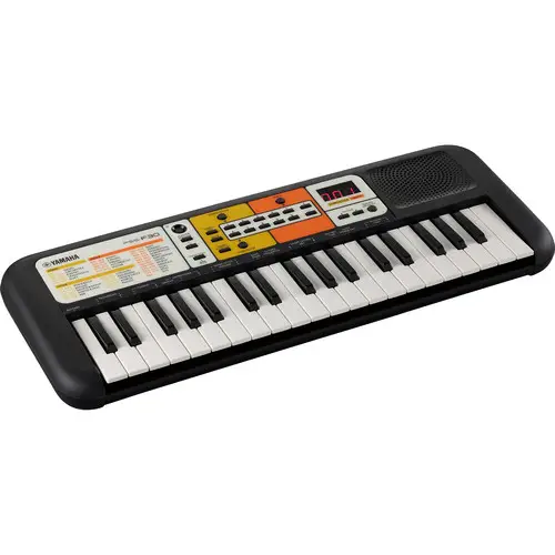 Yamaha PSS-F30 37-Mini-Key Portable Keyboard (Black/Orange) - 2