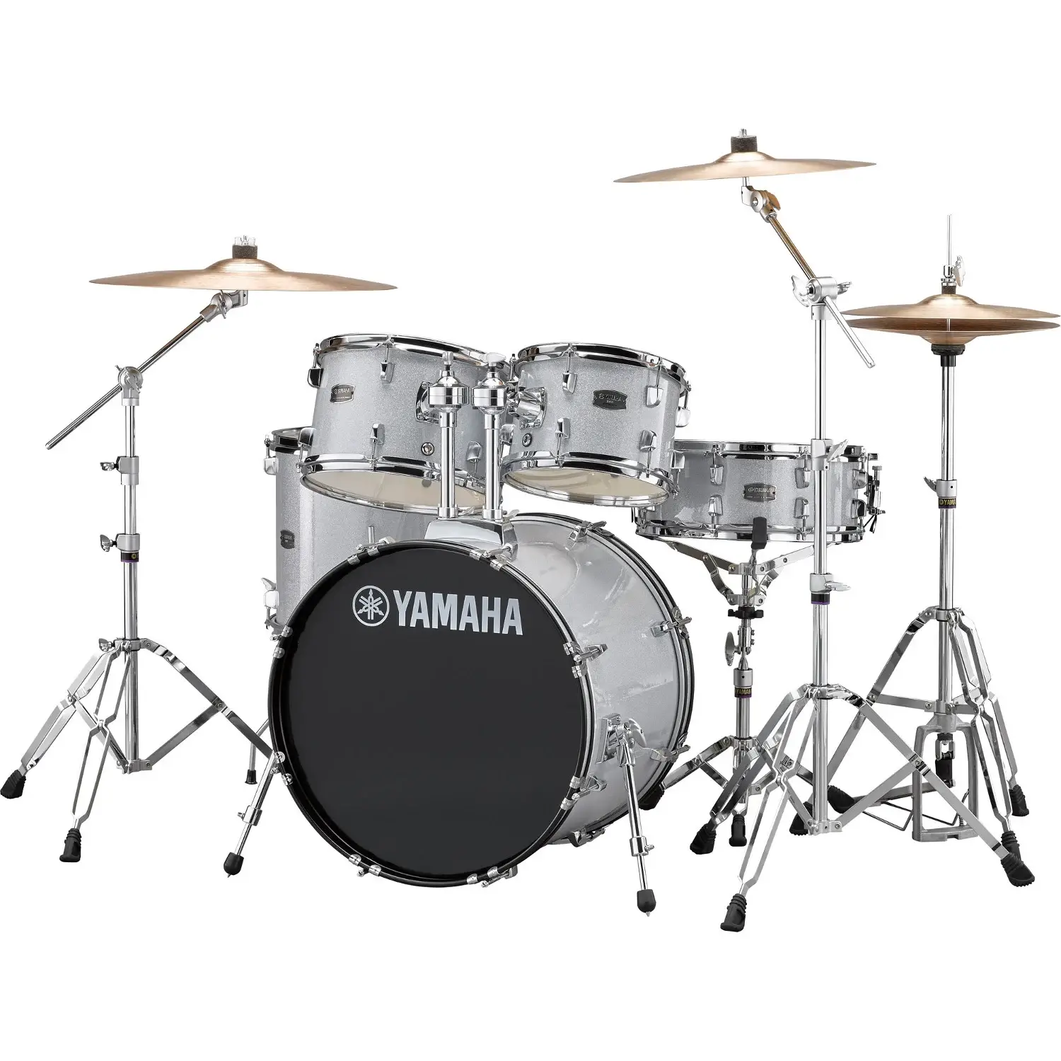 Yamaha RDP0F5 Rydeen Drum Kit (Silver Glitter) - 2