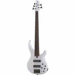 Yamaha TRBX505 5-string Bass Guitar - Translucent White - 1