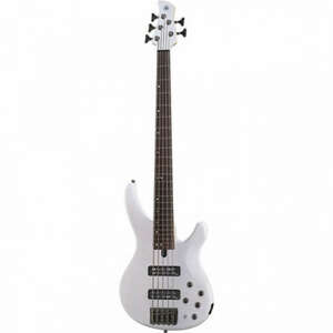 Yamaha TRBX505 5-string Bass Guitar - Translucent White - 1