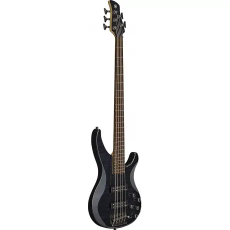 Yamaha TRBX605FM 5-String Electric Bass Guitar (Translucent Black) - 2