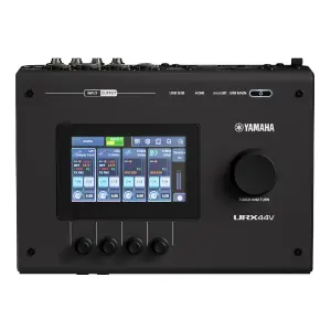 Yamaha URX44V 6x4 USB-C Ses ve Video Arabirimi (Siyah) - 3
