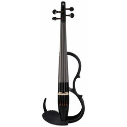 Yamaha YSV104BLA Silent Violin with D'Addario Zyex Strings, Piezo Pickup and Control Box, in Black - Yamaha