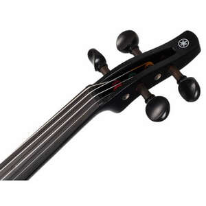 Yamaha YSV104BLA Silent Violin with D'Addario Zyex Strings, Piezo Pickup and Control Box, in Black - 3