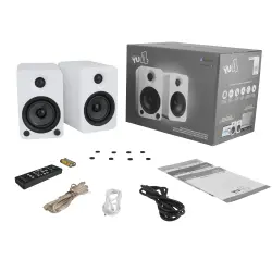 YU4 | 140W Watt 4'' Aktif Hoparlörler, Bluetooth® - Mat Beyaz - 8