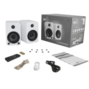 YU4 | 140W Watt 4'' Aktif Hoparlörler, Bluetooth® - Mat Beyaz - 8