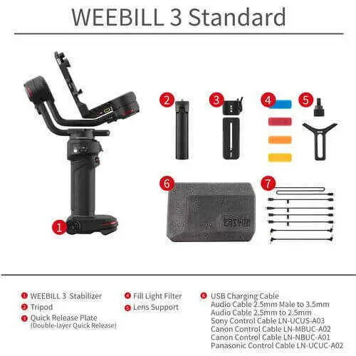 Zhiyun Weebill 3 Handheld Gimbal Stabilizer - 5