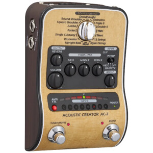 Zoom AC-2 Akustik Gitar Ses İşlemci ve DI Pedalı - Zoom