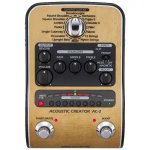 Zoom AC-2 Akustik Gitar Ses İşlemci ve DI Pedalı - 2