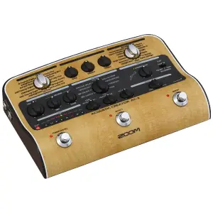 Zoom AC-3 Akustik Gitar Ses Şekillendirici ve DI Pedalı - 1