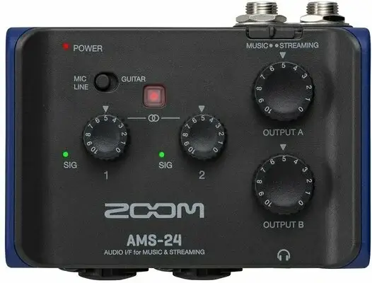 Zoom AMS-24 USB-C Audio Interface - 2