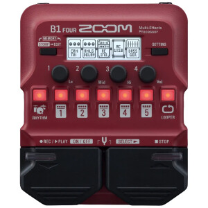 Zoom B1 Four Elektro Bas Gitar Çoklu Efekt Pedalı - Zoom