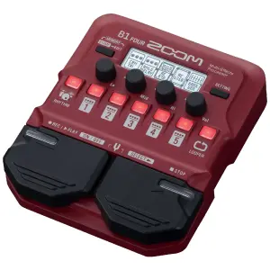 Zoom B1 Four Elektro Bas Gitar Çoklu Efekt Pedalı - 2