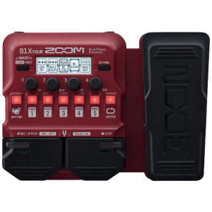 Zoom B1X Four Çok İşlevli Bas Gitar Efekt Pedalı - Zoom