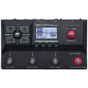 Zoom B2 Four Amplifier and FX Emulator Pedal - Zoom