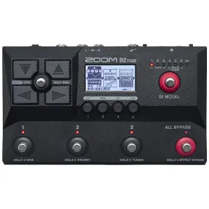 Zoom B2 Four Amplifier and FX Emulator Pedal - 1