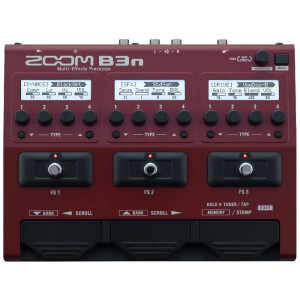 Zoom B3n Bas Gitar Multi-Efekt ve Amfi Simülatörü - Zoom