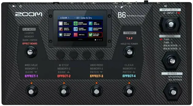 Zoom B6 Bass Multi-effects Processor - 1