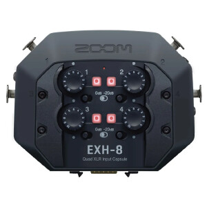 Zoom EXH-8 Quad XLR Input Capsule for H8 Recorder - Zoom