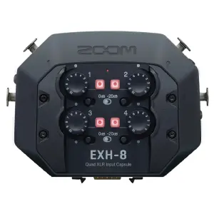 Zoom EXH-8 Quad XLR Input Capsule for H8 Recorder - 1