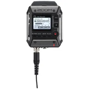 Zoom F1-LP 2-Input / 2-Track Portable Field Recorder with Lavalier Microphone - 2