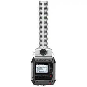 Zoom F1-SP 2-Input / 2-Track Portable Field Recorder with Shotgun Microphone - 1